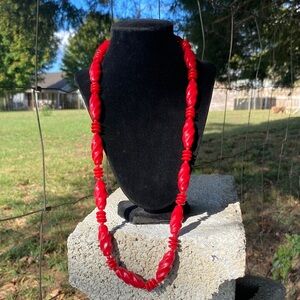 VTGRed Beaded Necklace